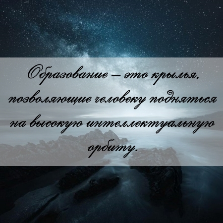 цитата об образовании и контрольной